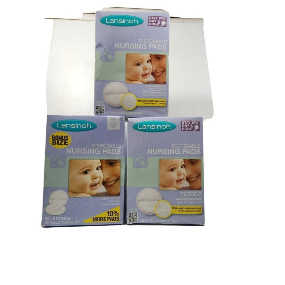 LANSINOH NURSING PADS 186 PADS, STAY DRY NURSING PADS
